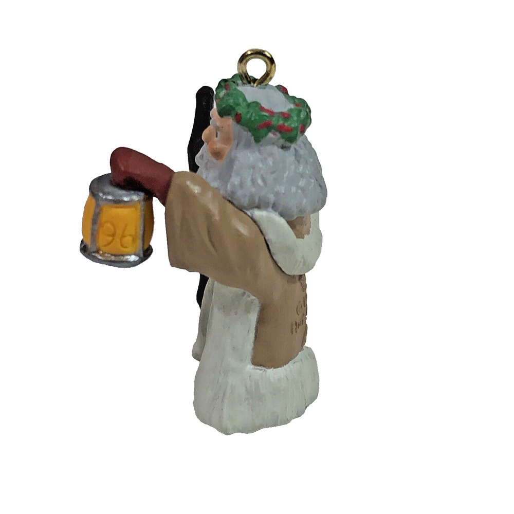 Vintage Hallmark Keepsake Ornament - Centuries of Santa 1996 Miniature in Box - Picture 2 of 13